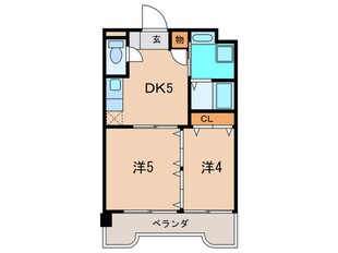 フィーナス熊本の物件間取画像